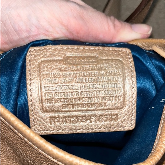 Coach Tan Leather Crossbody Bag - Picture 3 of 11